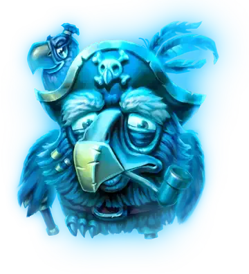 Captain Blackfeather, el villano de Pirots 5 Cursed Temple