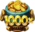 Moneda de 1.000× de Pirots 5