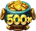 Moneda de 500× de Pirots 5